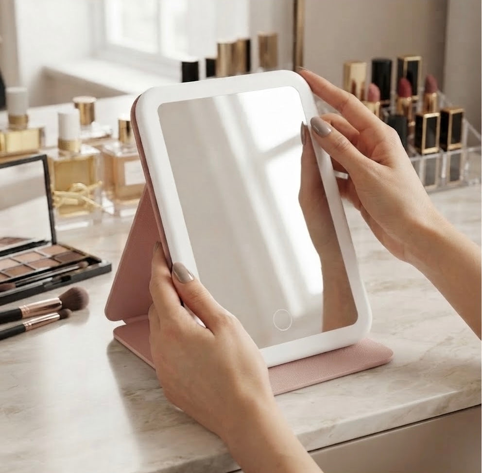 Espejo LED para Maquillaje — Iluminación Perfecta en Cualquier Momento