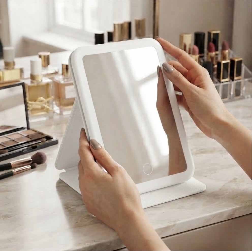 Espejo LED para Maquillaje — Iluminación Perfecta en Cualquier Momento